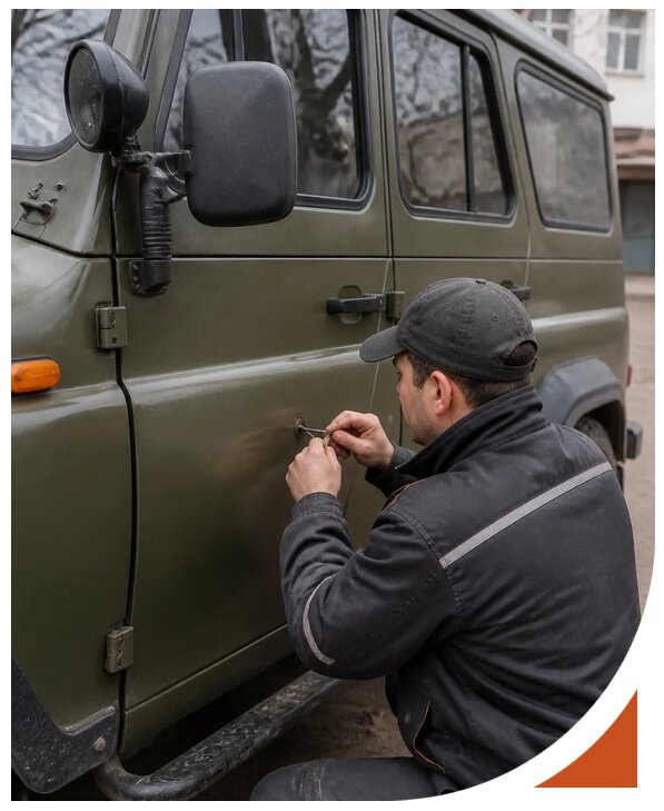 Профессиональное вскрытие автомобиля УАЗ без повреждений в Тайшете